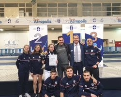 Πρωταθλήτρια νεανίδων ξιφασκίας η ΔΗΜΟΣΘΕΝΟΥΣ Ναυσικά-Όλγα